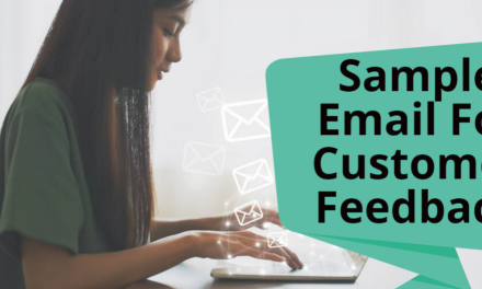 Sample Email For Customer Feedback