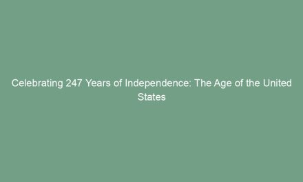 Celebrating 247 Years of Independence