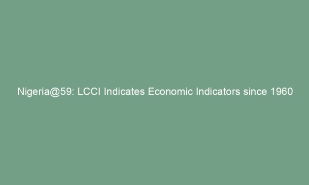 LCCI Indicates Economic Indicators since 1960